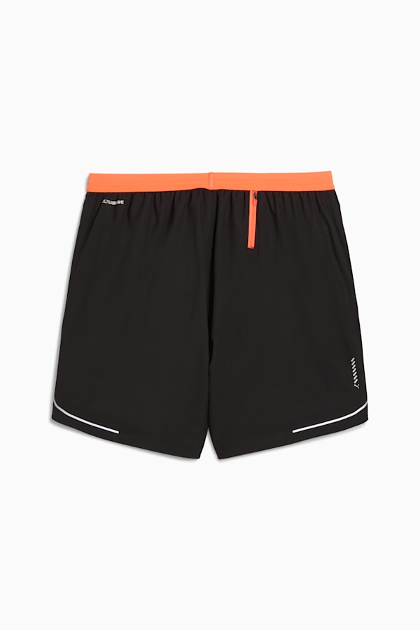 ULTRAWEAVE 5" Running Shorts Men, PUMA Black-Glowing Red, extralarge